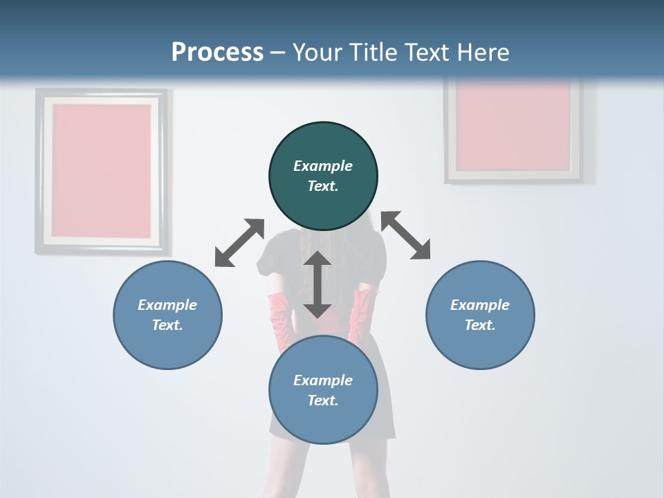 Contemplation Standing Paintings PowerPoint Template