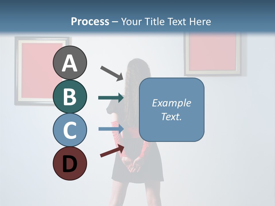 Contemplation Standing Paintings PowerPoint Template