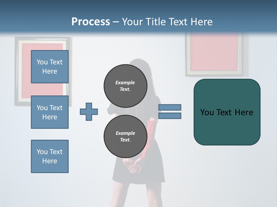 Contemplation Standing Paintings PowerPoint Template