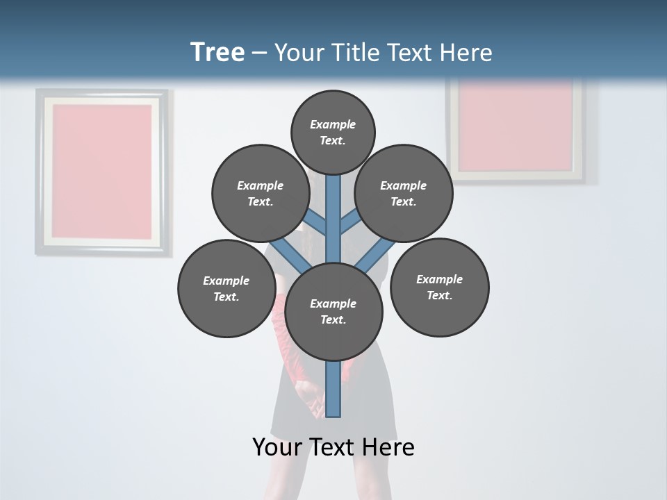 Contemplation Standing Paintings PowerPoint Template