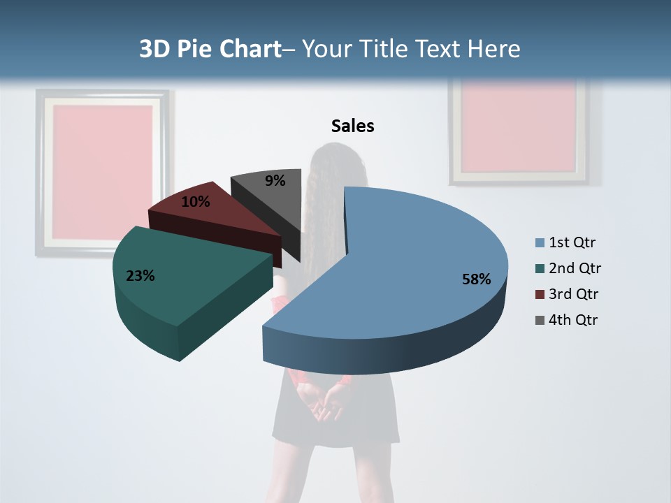 Contemplation Standing Paintings PowerPoint Template