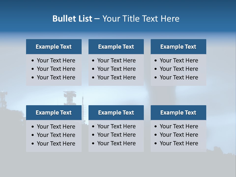 Hurricane Catastrophe Weather PowerPoint Template