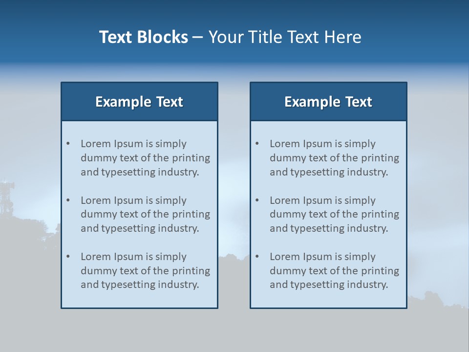 Hurricane Catastrophe Weather PowerPoint Template
