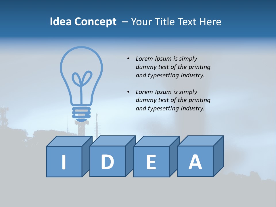 Hurricane Catastrophe Weather PowerPoint Template