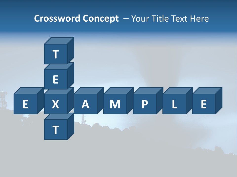 Hurricane Catastrophe Weather PowerPoint Template