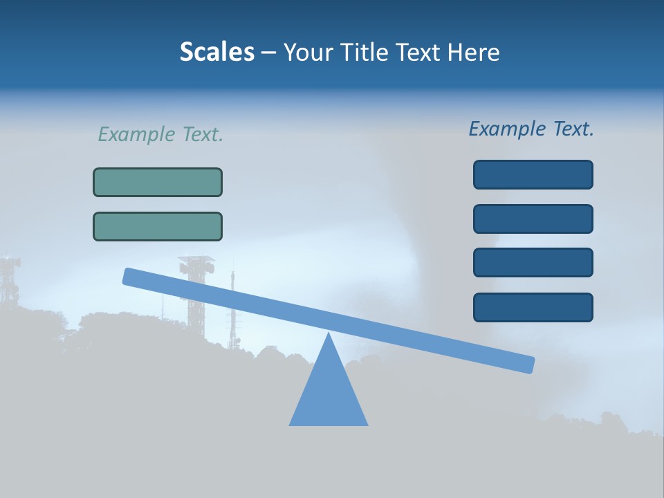 Hurricane Catastrophe Weather PowerPoint Template
