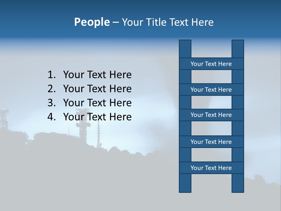Hurricane Catastrophe Weather PowerPoint Template