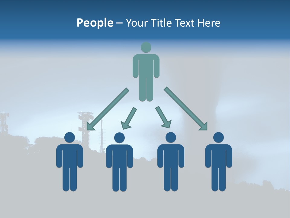 Hurricane Catastrophe Weather PowerPoint Template