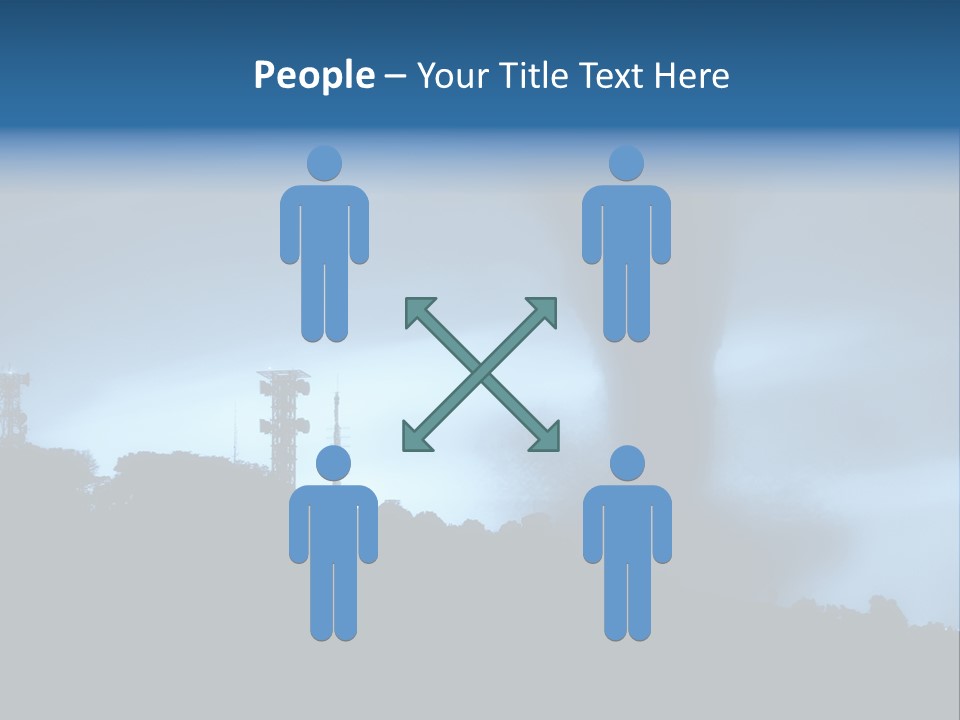 Hurricane Catastrophe Weather PowerPoint Template