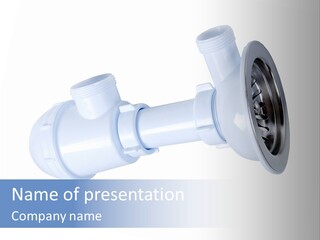 Pipeline Isolated Pipes PowerPoint Template