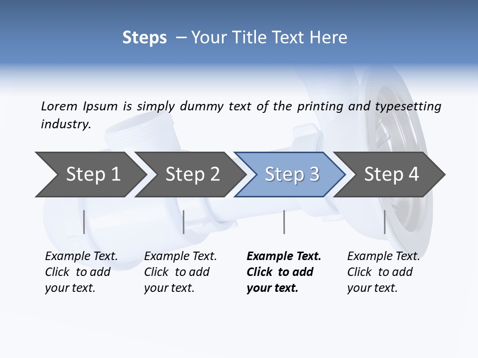 Pipeline Isolated Pipes PowerPoint Template