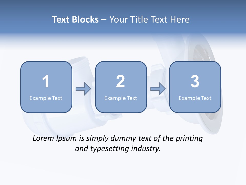 Pipeline Isolated Pipes PowerPoint Template
