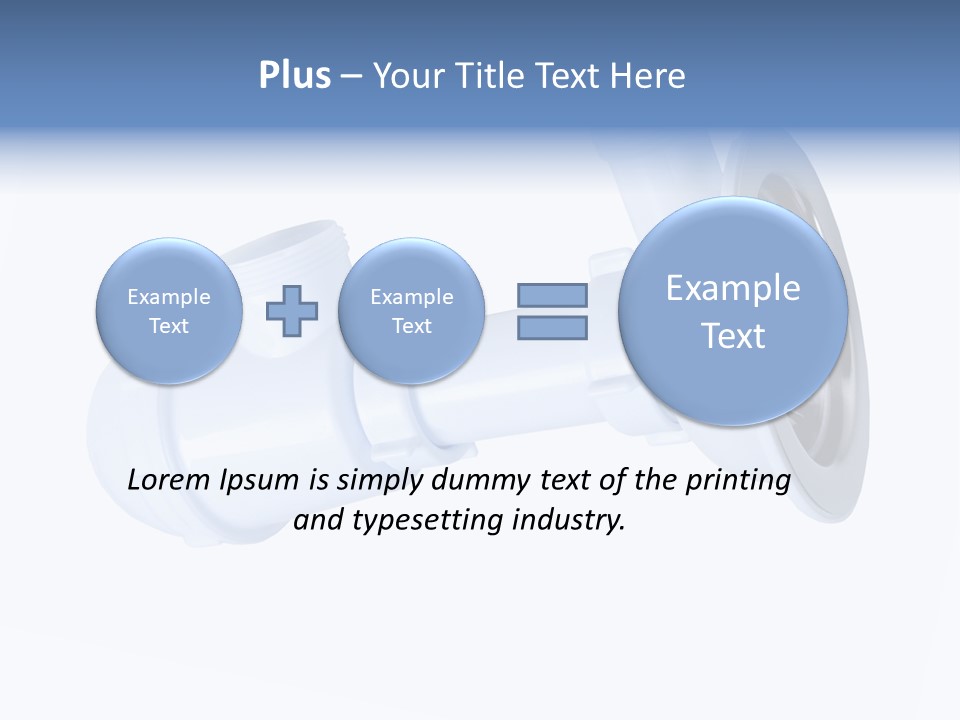 Pipeline Isolated Pipes PowerPoint Template