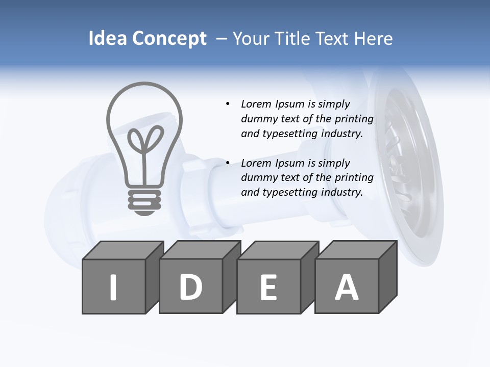 Pipeline Isolated Pipes PowerPoint Template