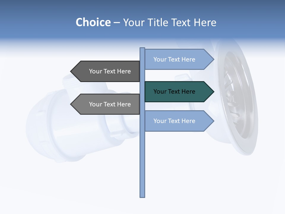 Pipeline Isolated Pipes PowerPoint Template