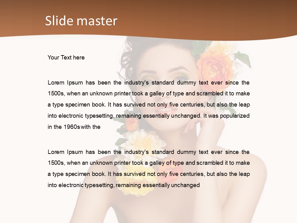 Room Chair Boardroom PowerPoint Template