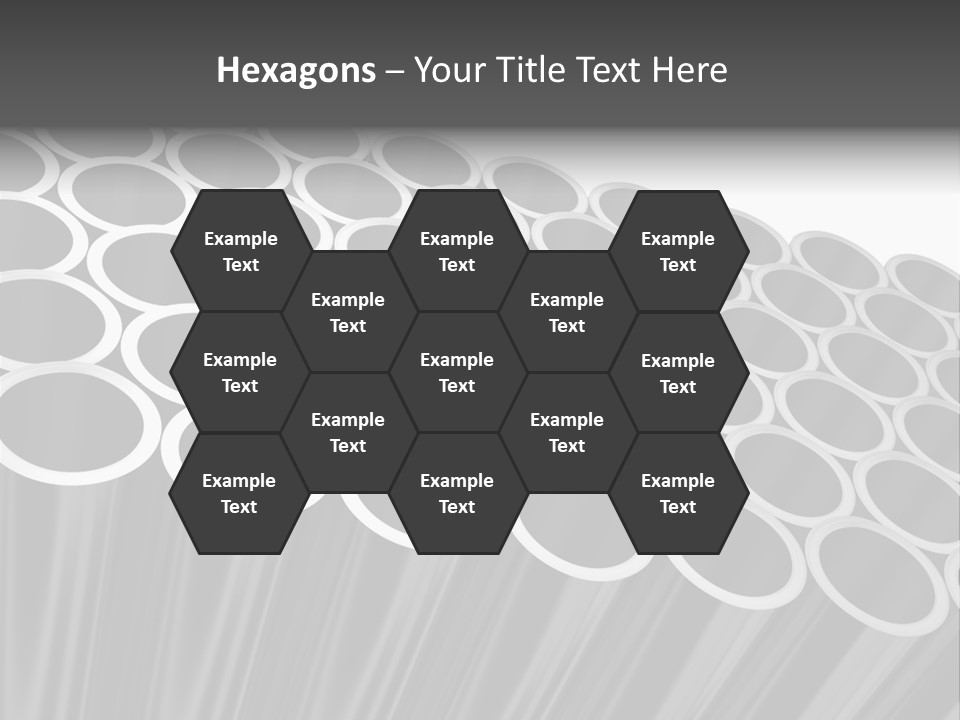 Black Metallic Illustration PowerPoint Template