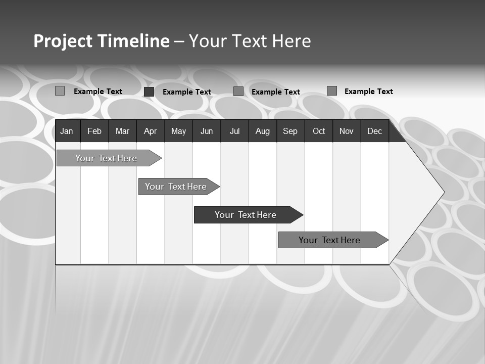 Black Metallic Illustration PowerPoint Template