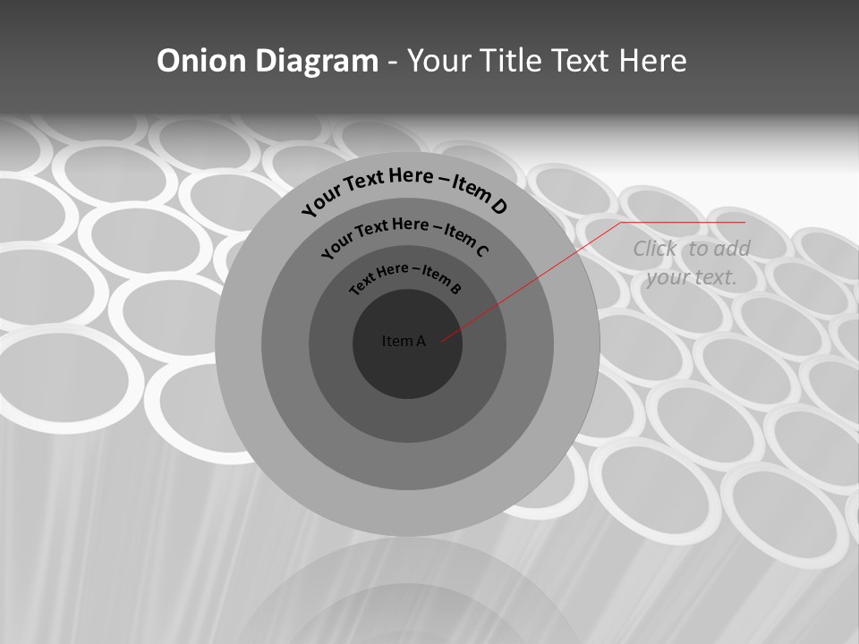 Black Metallic Illustration PowerPoint Template