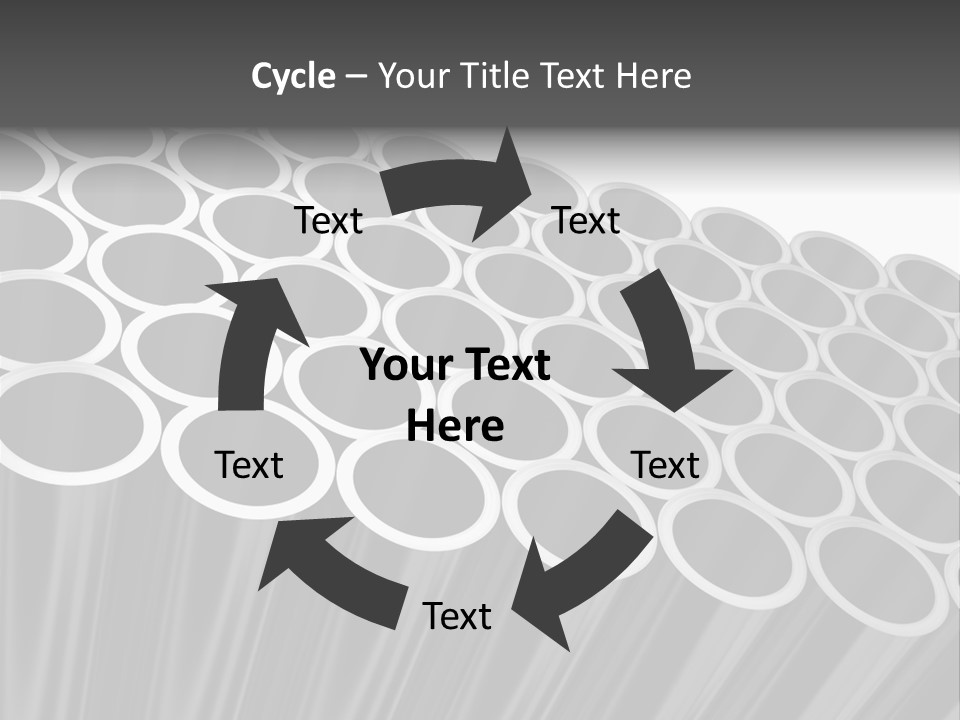 Black Metallic Illustration PowerPoint Template