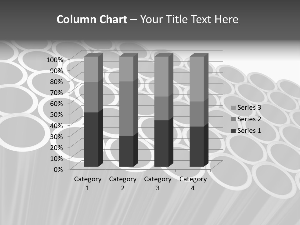 Black Metallic Illustration PowerPoint Template