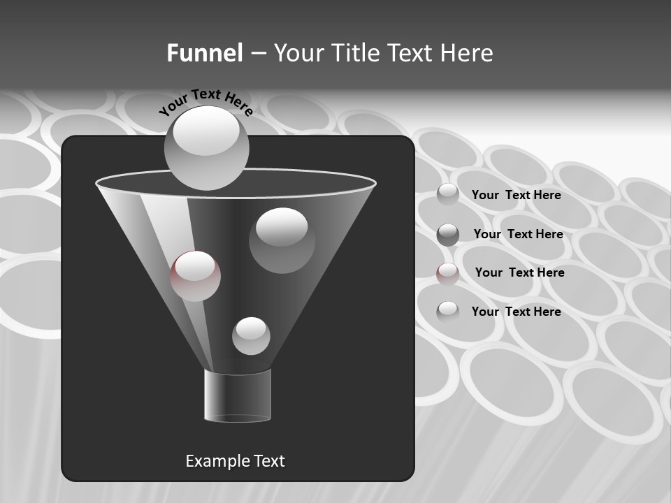 Black Metallic Illustration PowerPoint Template