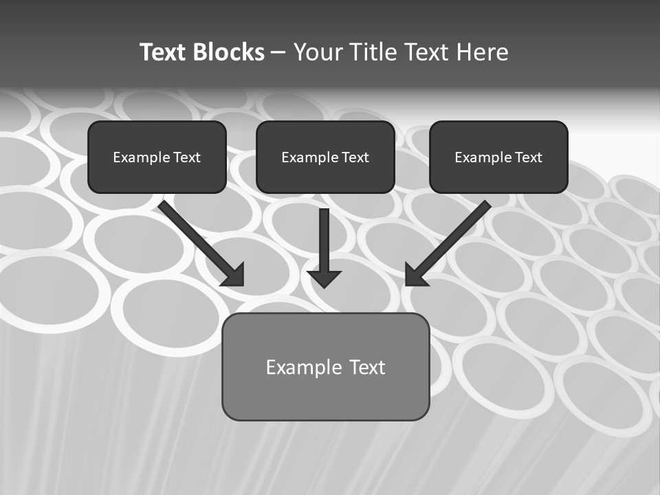 Black Metallic Illustration PowerPoint Template