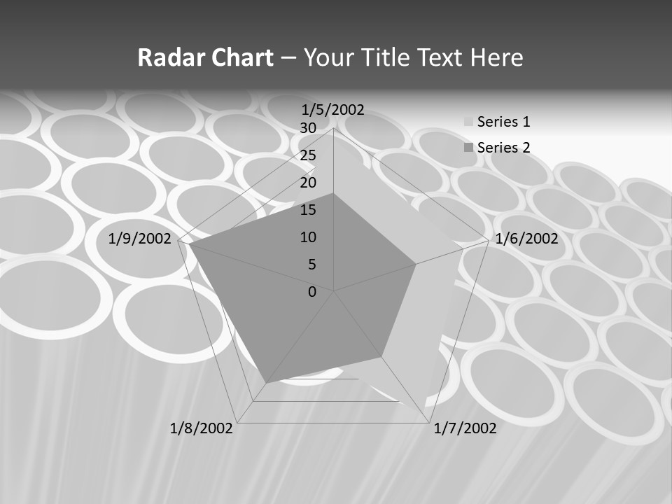 Black Metallic Illustration PowerPoint Template