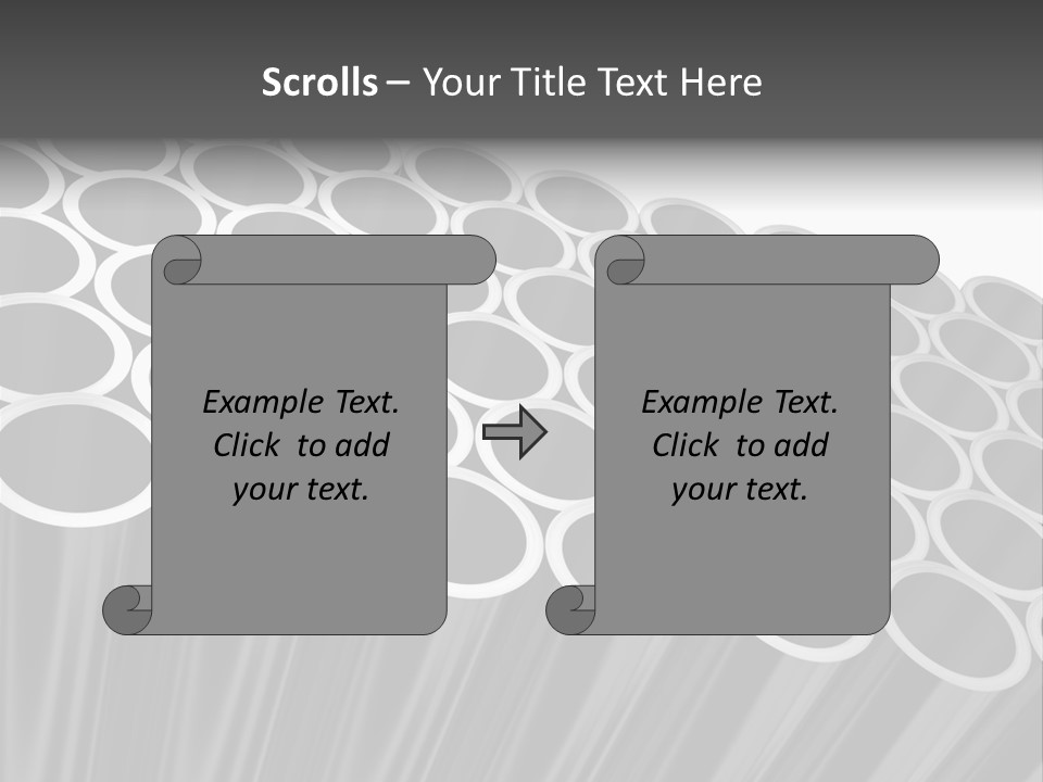 Black Metallic Illustration PowerPoint Template
