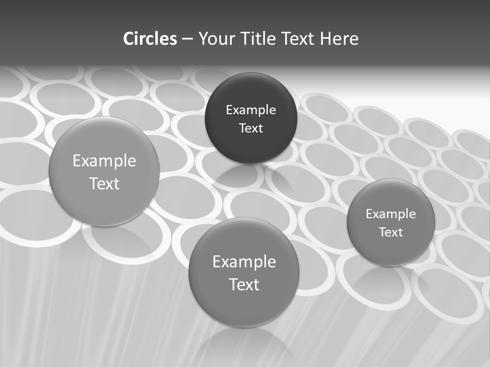 Black Metallic Illustration PowerPoint Template