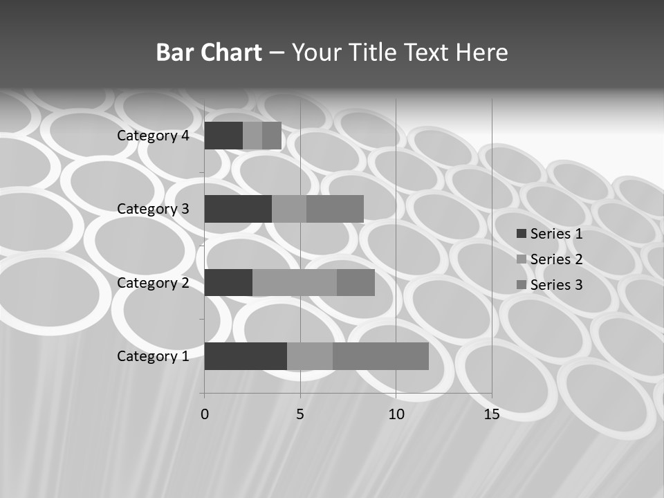 Black Metallic Illustration PowerPoint Template