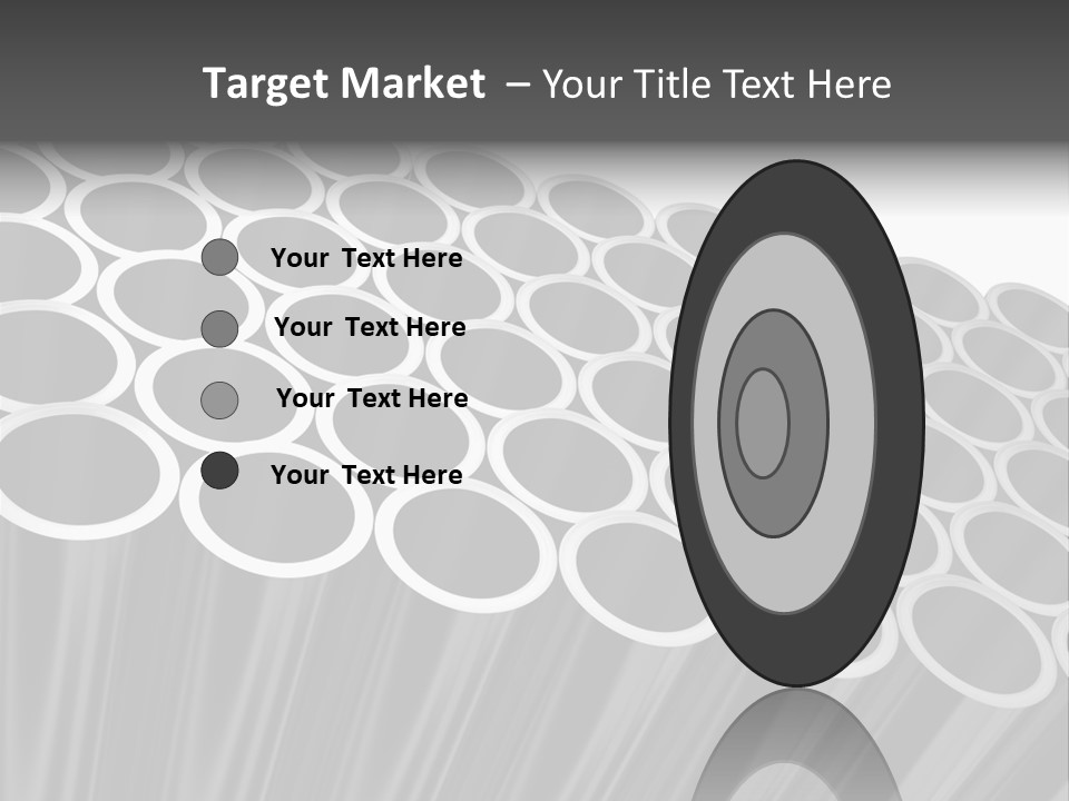 Black Metallic Illustration PowerPoint Template