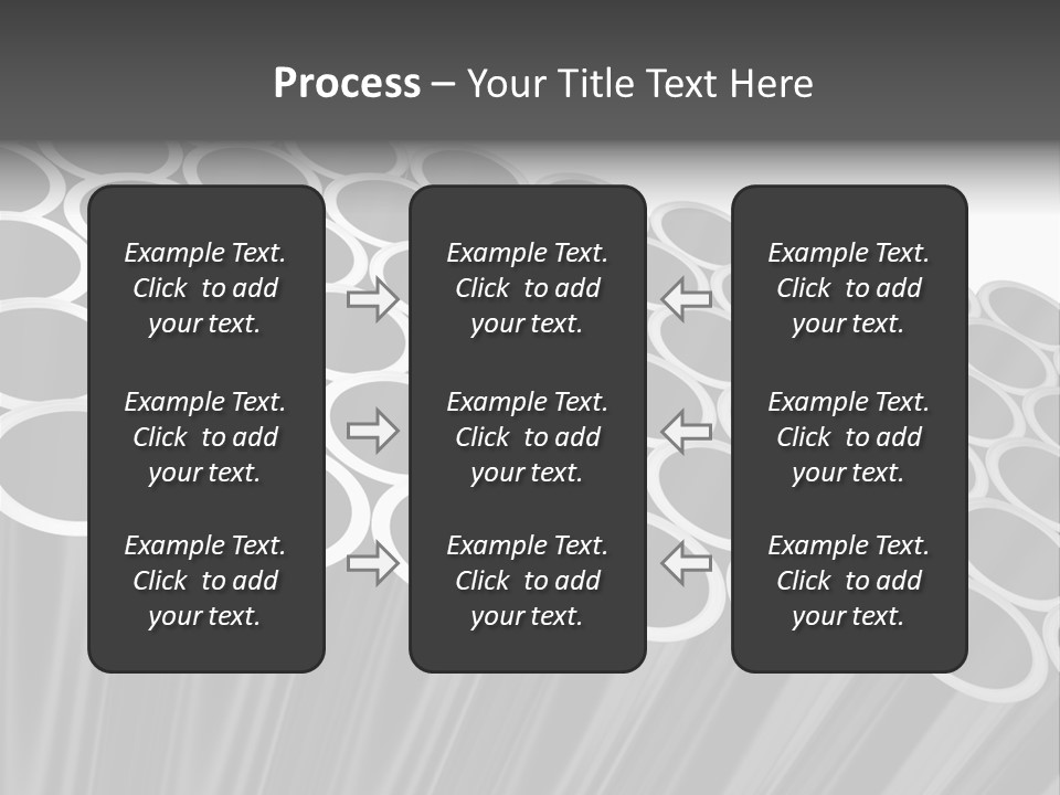 Black Metallic Illustration PowerPoint Template