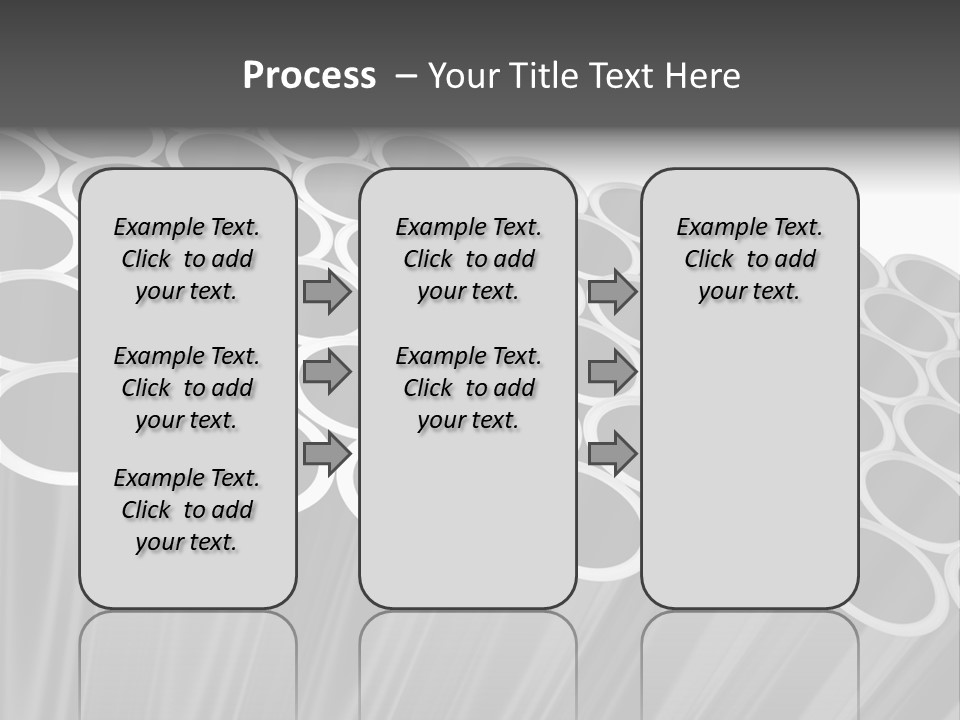 Black Metallic Illustration PowerPoint Template