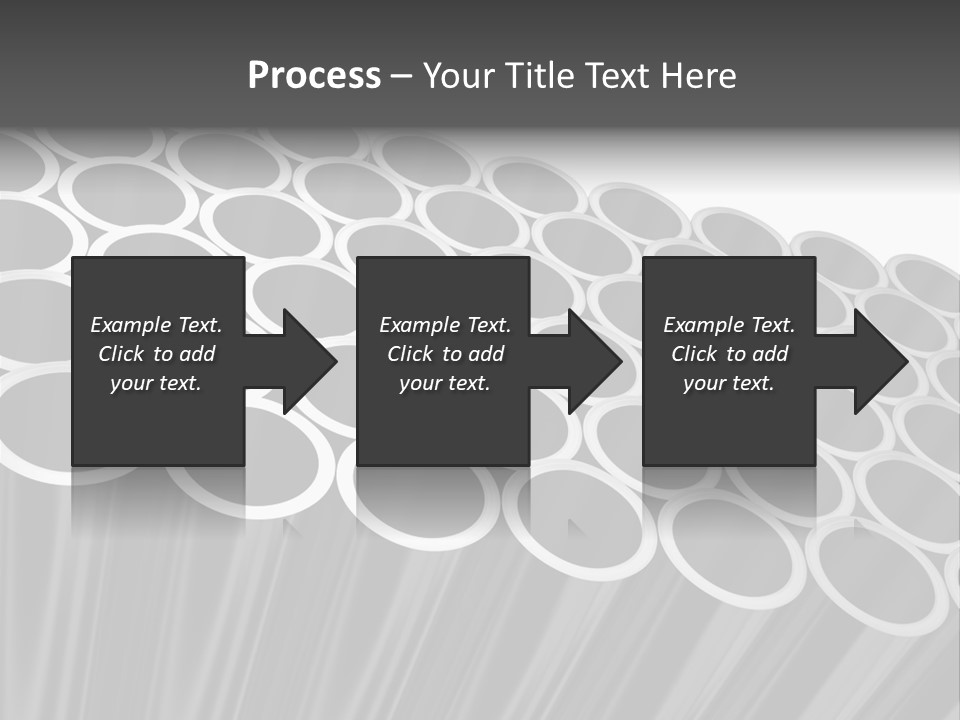Black Metallic Illustration PowerPoint Template