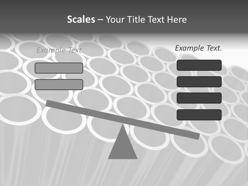 Black Metallic Illustration PowerPoint Template