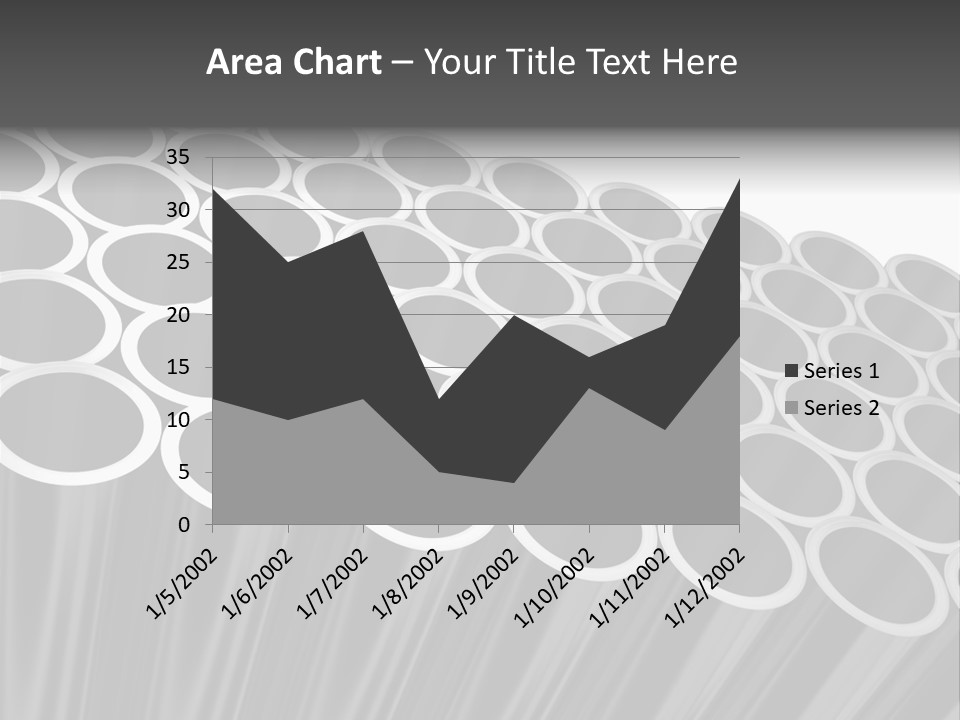 Black Metallic Illustration PowerPoint Template