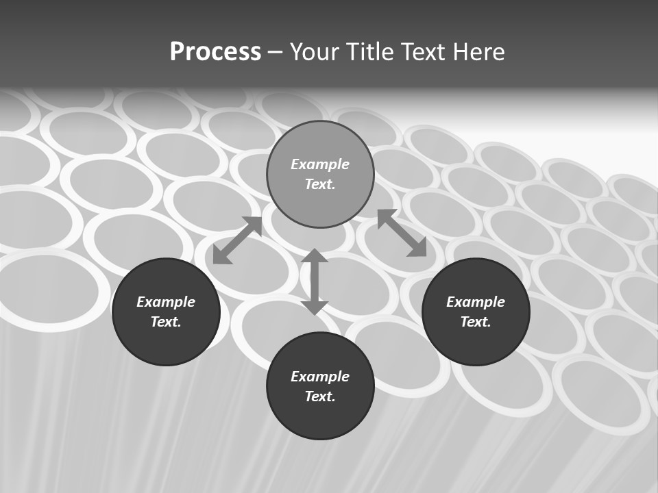 Black Metallic Illustration PowerPoint Template