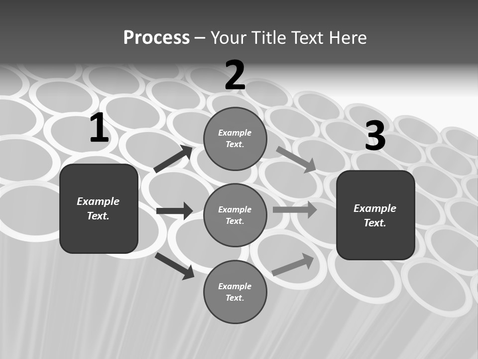 Black Metallic Illustration PowerPoint Template