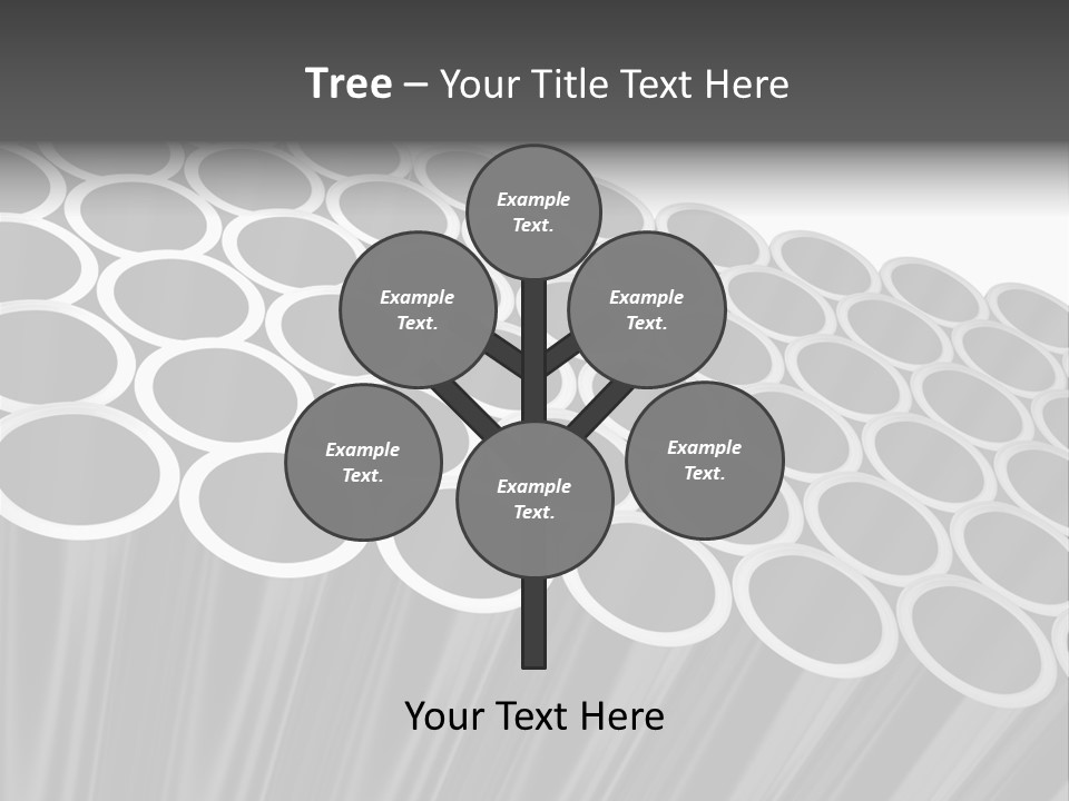 Black Metallic Illustration PowerPoint Template