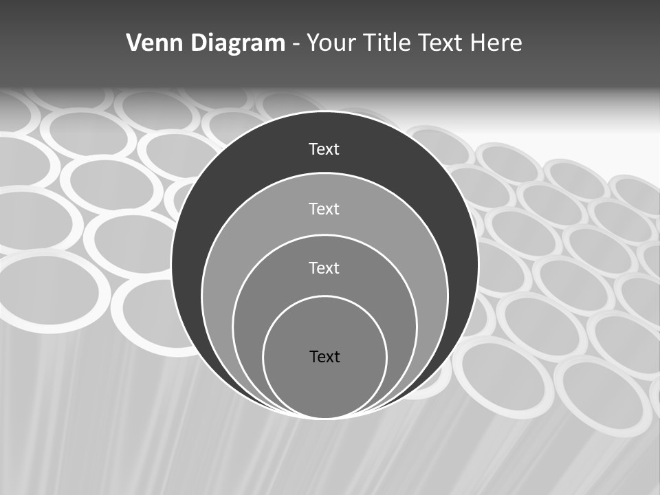 Black Metallic Illustration PowerPoint Template