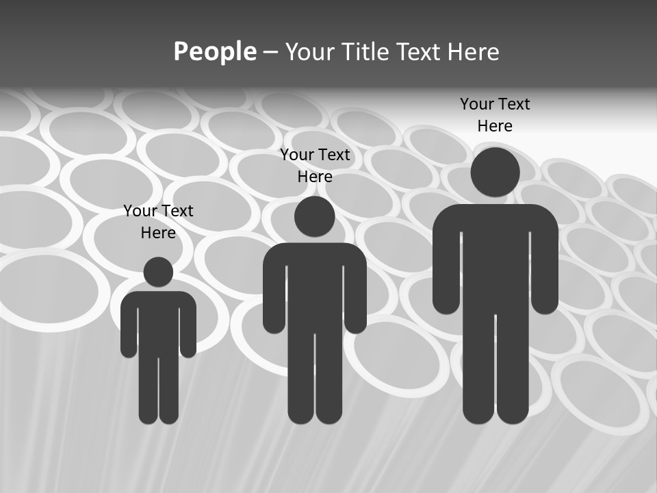 Black Metallic Illustration PowerPoint Template