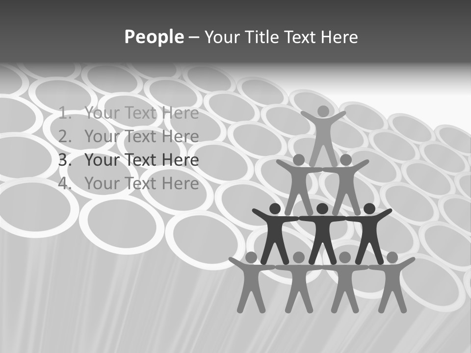 Black Metallic Illustration PowerPoint Template