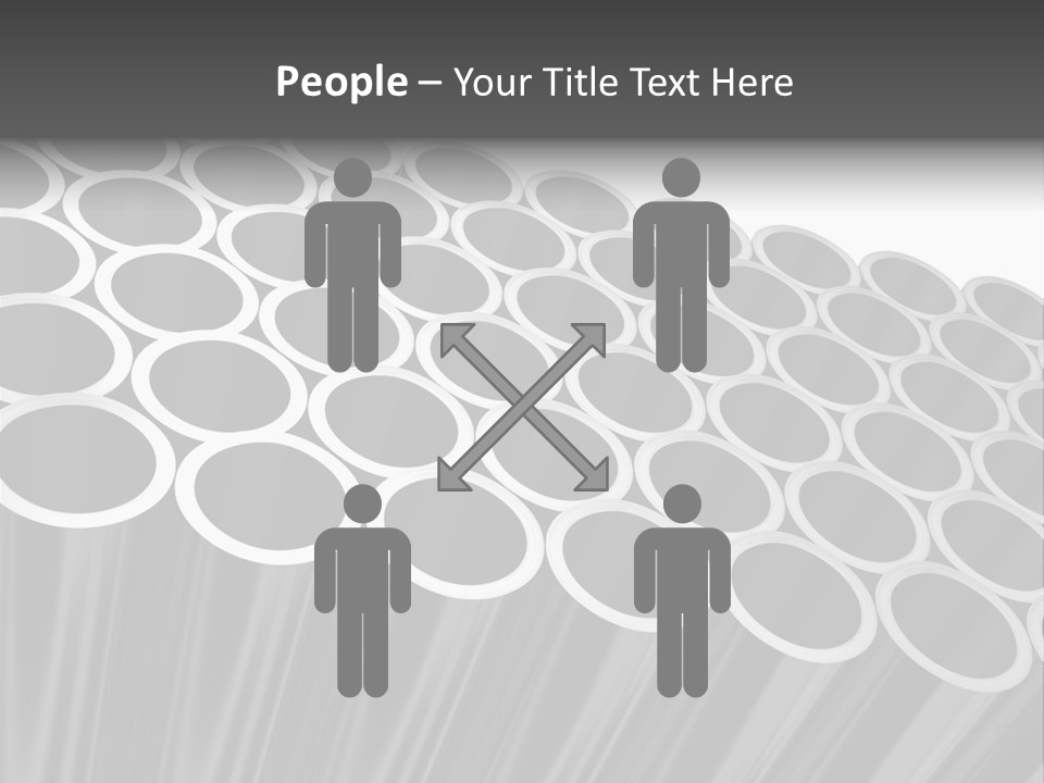 Black Metallic Illustration PowerPoint Template