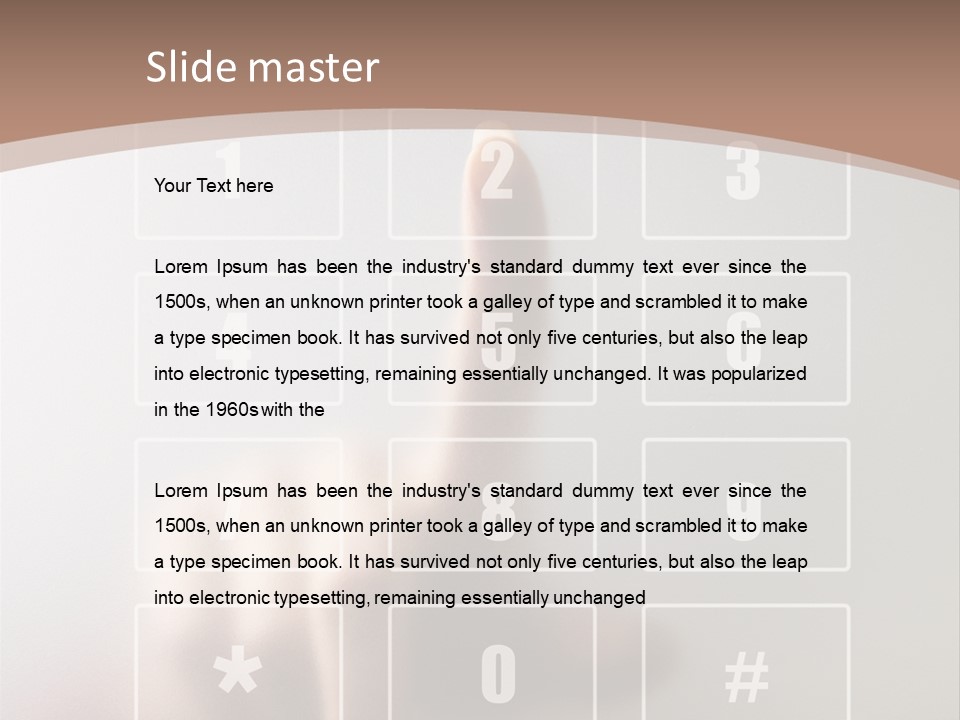 Inside Push Swerve PowerPoint Template