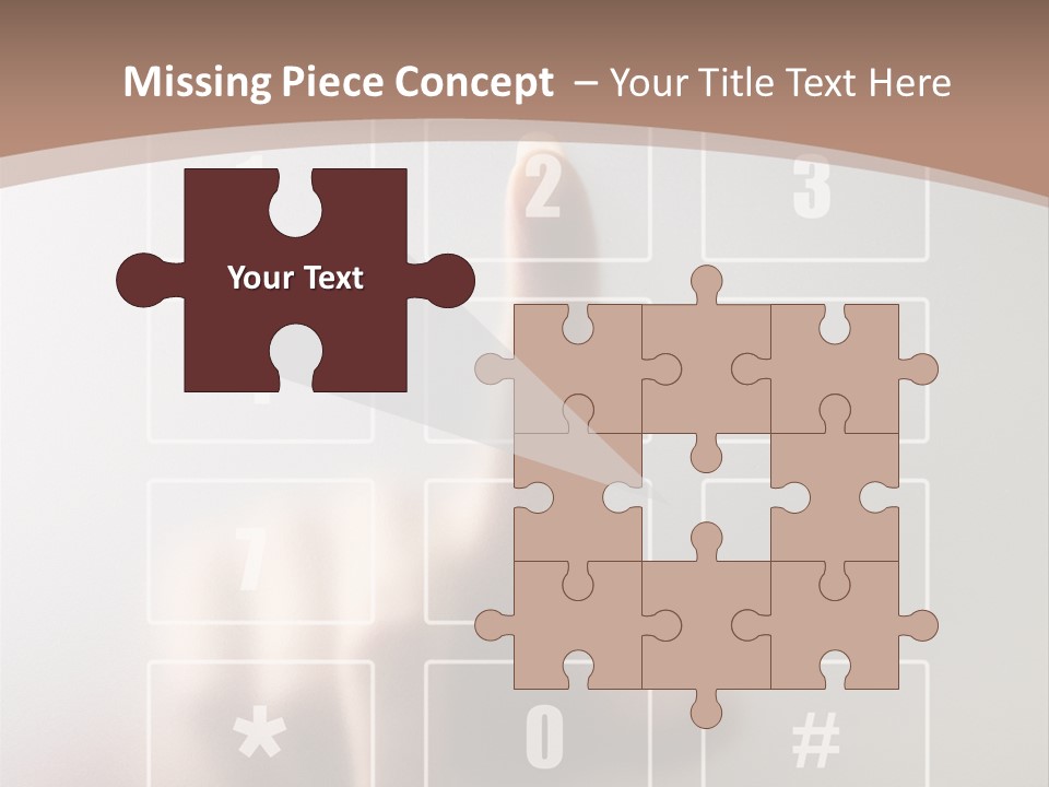 Inside Push Swerve PowerPoint Template