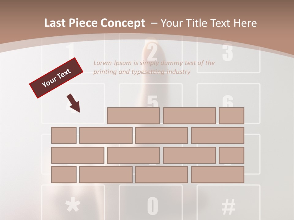 Inside Push Swerve PowerPoint Template