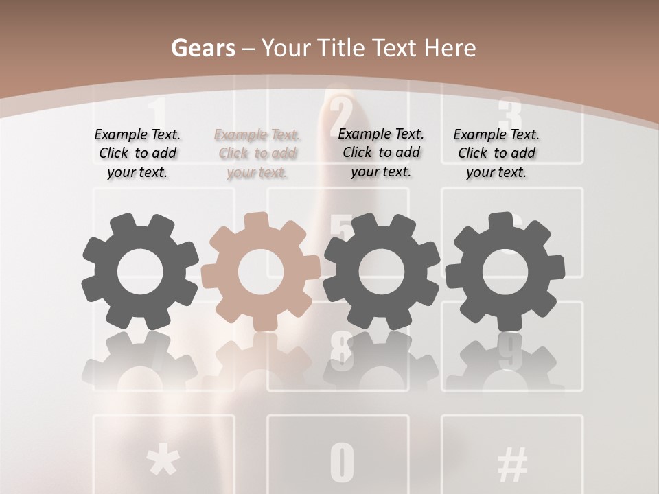 Inside Push Swerve PowerPoint Template