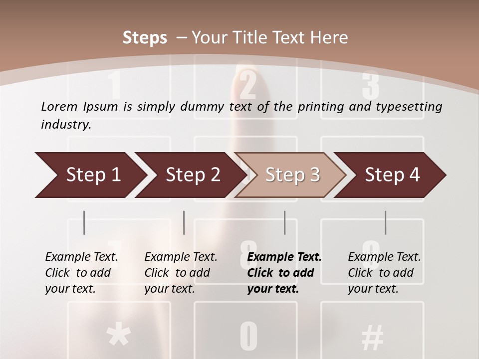 Inside Push Swerve PowerPoint Template