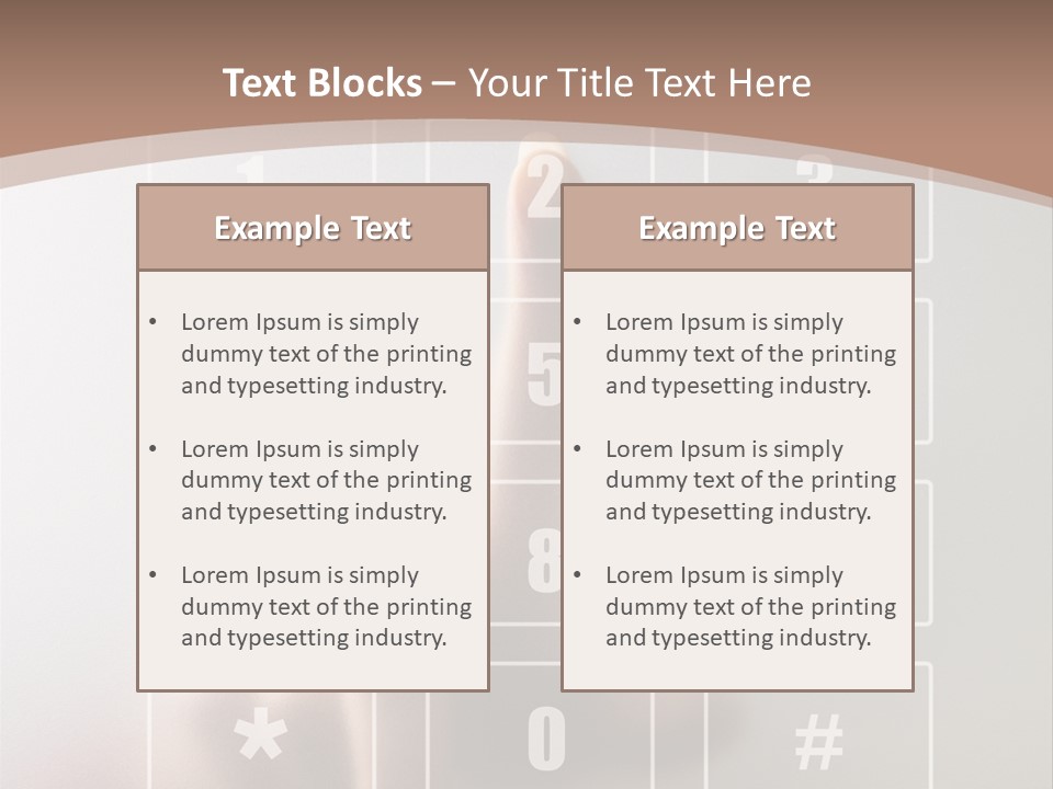 Inside Push Swerve PowerPoint Template